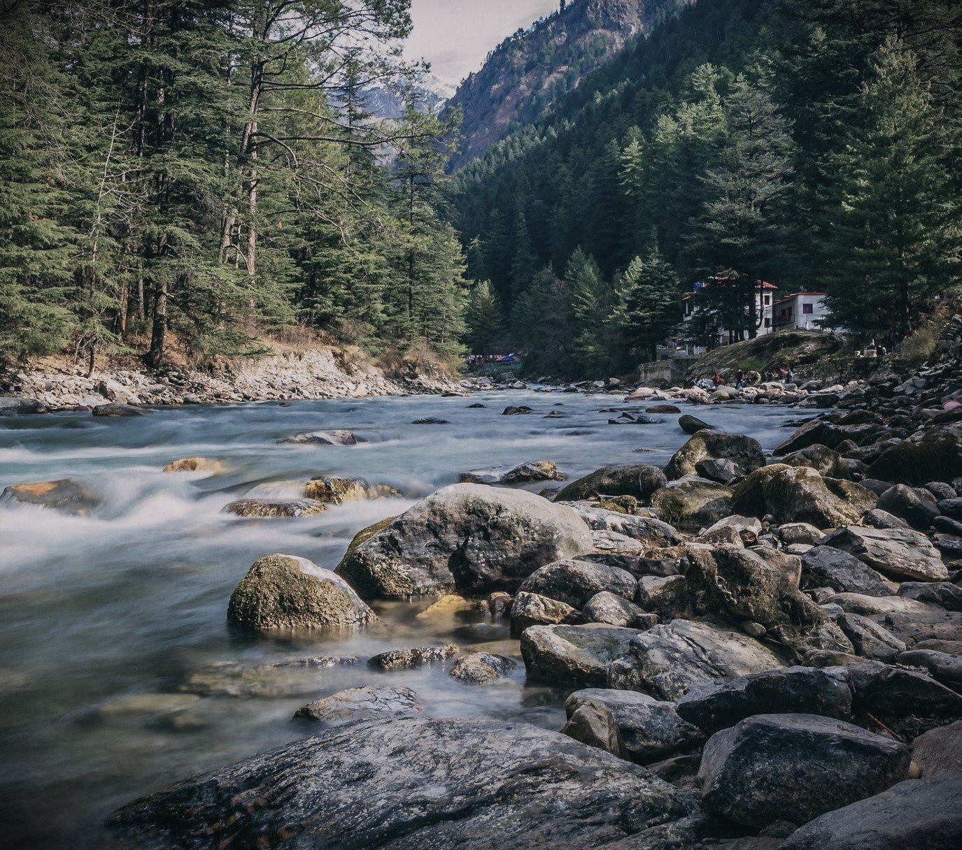 Kasol valley along the Parvati river